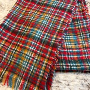 Women’s Multicolor Plaid Scarf